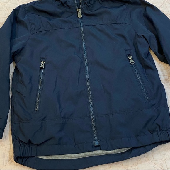 Gap boys navy hooded jacket windbreaker 5 - Picture 2 of 6